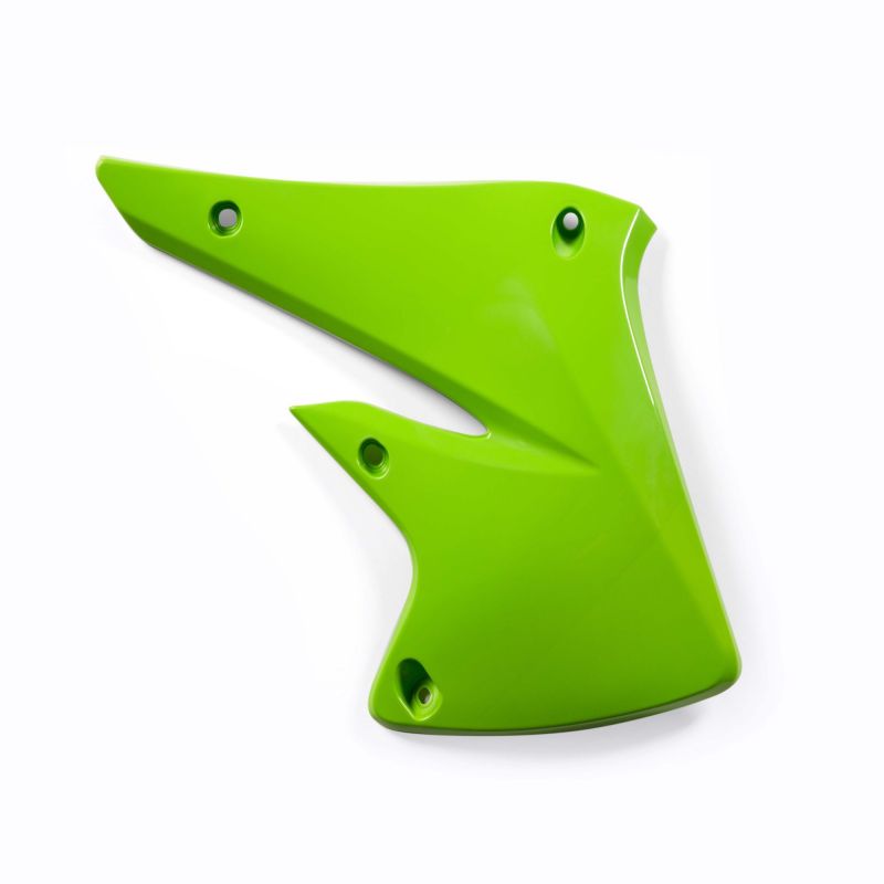 0007445.130 SPOILER RADIATORI 130 - Verde KAWASAKI KX 250 F 2004-2005 Acerbis