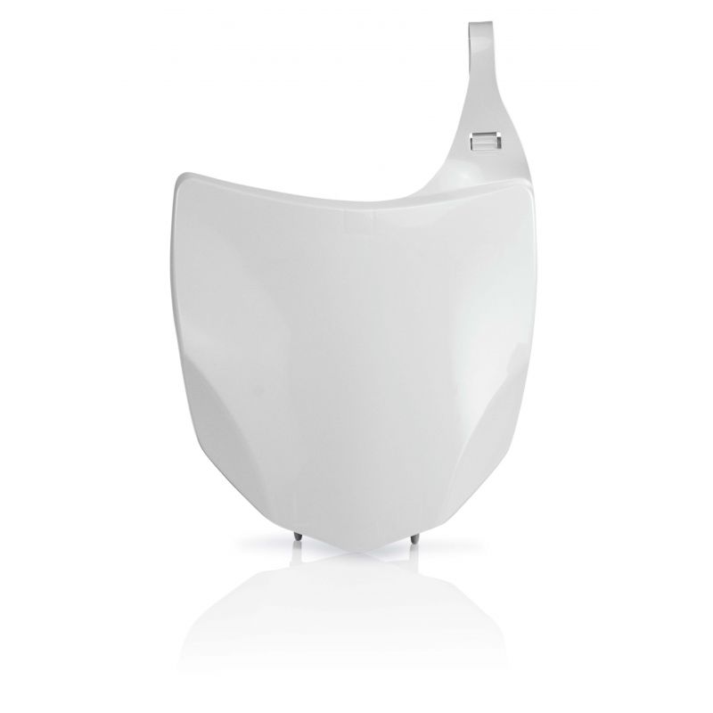 0013139.030 TABELLA PORTANUMERO ANTERIORE 030 - Bianco KAWASAKI KX 450 F 2009-2012 Acerbis