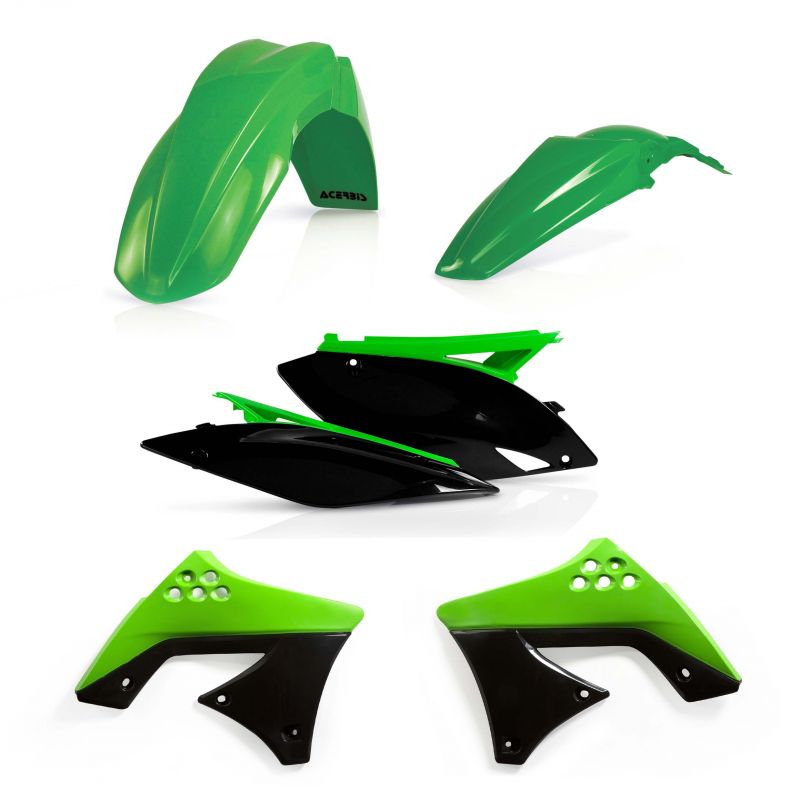 0013141.553 KIT PLASTICHE 553 - Originale KAWASAKI KX 250 F 2009-2012 Acerbis