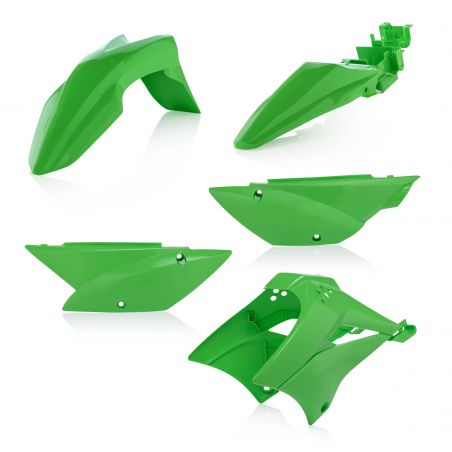 0023996.130 PLASTIC KIT 130 - Verde KAWASAKI KLX 110 2010-2024 Acerbis