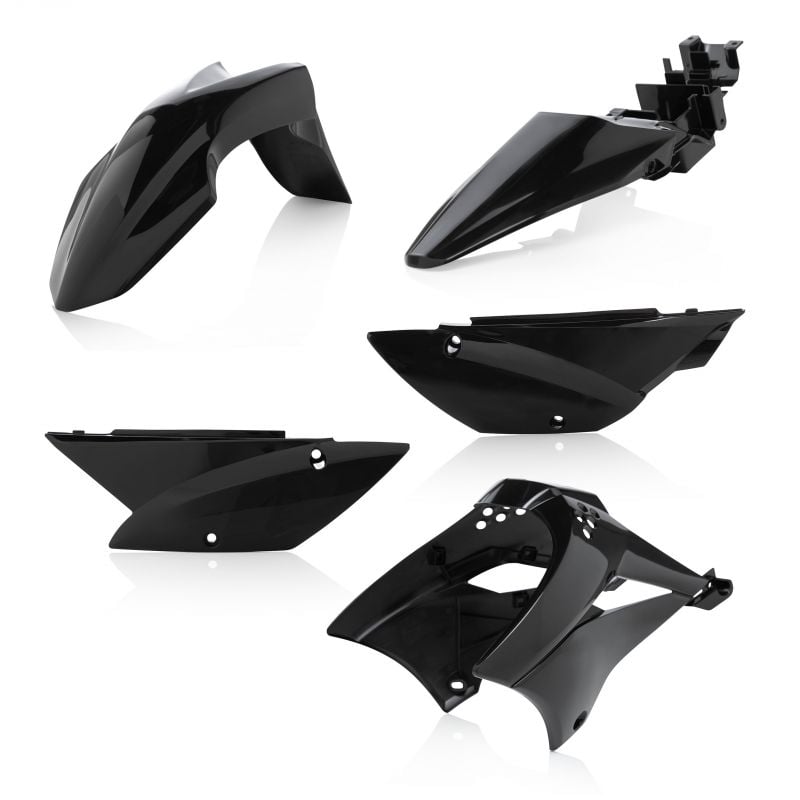 0023996.090 PLASTIC KIT 090 - Nero KAWASAKI KLX 110 2010-2024 Acerbis