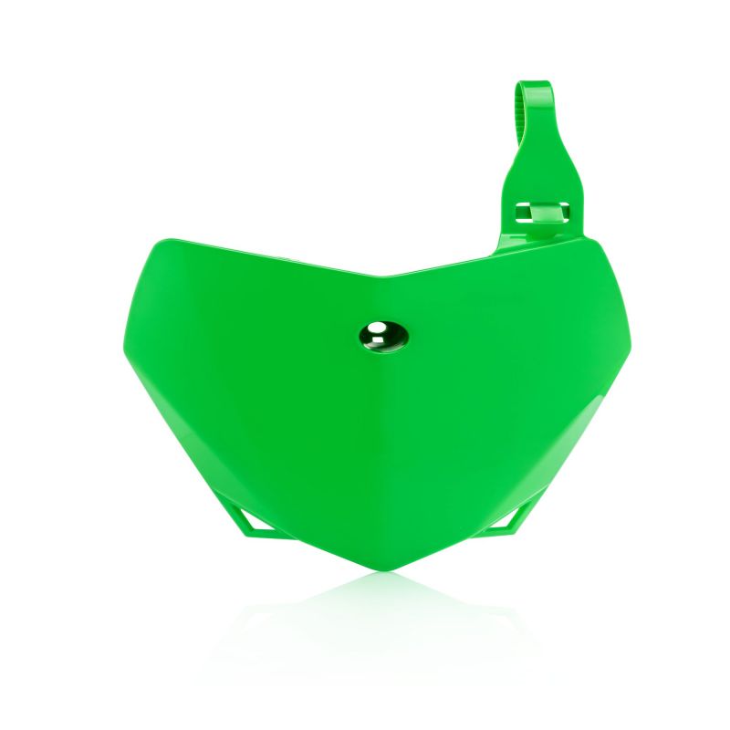 0024001.130 TABELLA PORTANUMERO ANTERIORE 130 - Verde KAWASAKI KLX 110 2010-2024 Acerbis