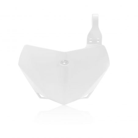 0024001.030 TABELLA PORTANUMERO ANTERIORE 030 - Bianco KAWASAKI KLX 110 2010-2024 Acerbis