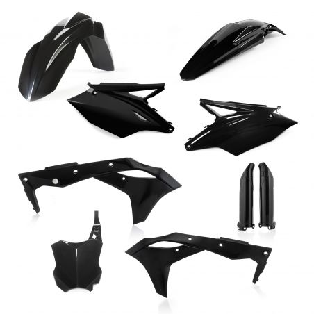 0022985.090 FULL PLASTIC KIT PER KAWASAKI 090 - Nero KAWASAKI KX 250 F 2018-2019 Acerbis