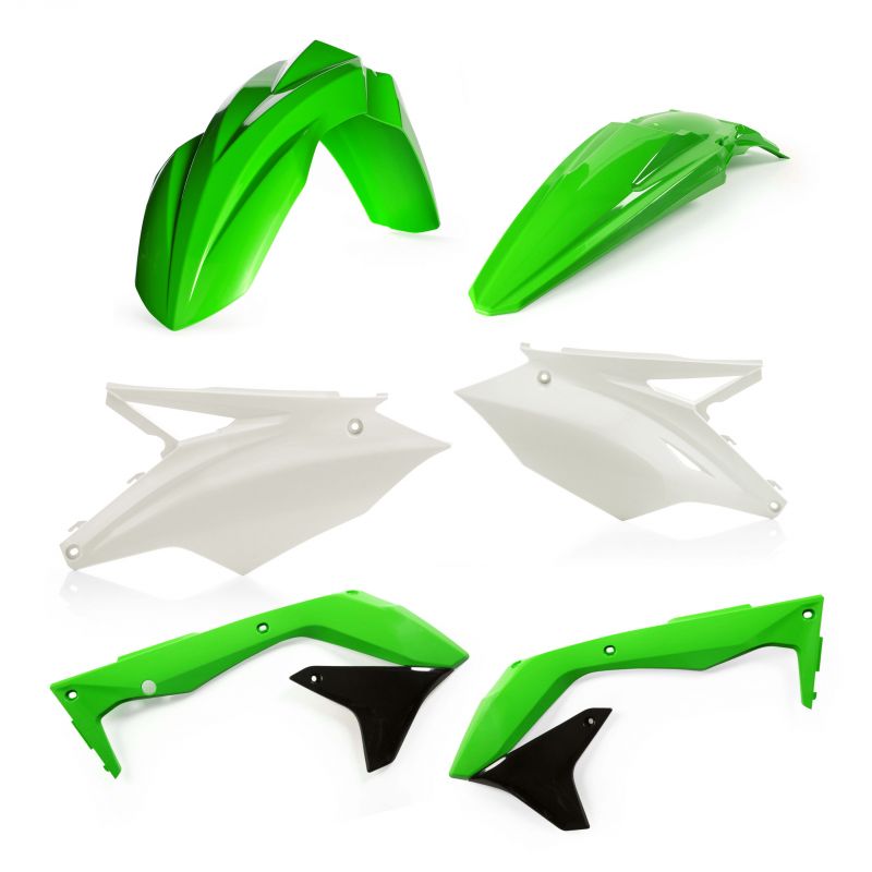 0022987.553 KIT PLASTICHE 553 - Originale KAWASAKI KXF 450 - USA 2018 Acerbis
