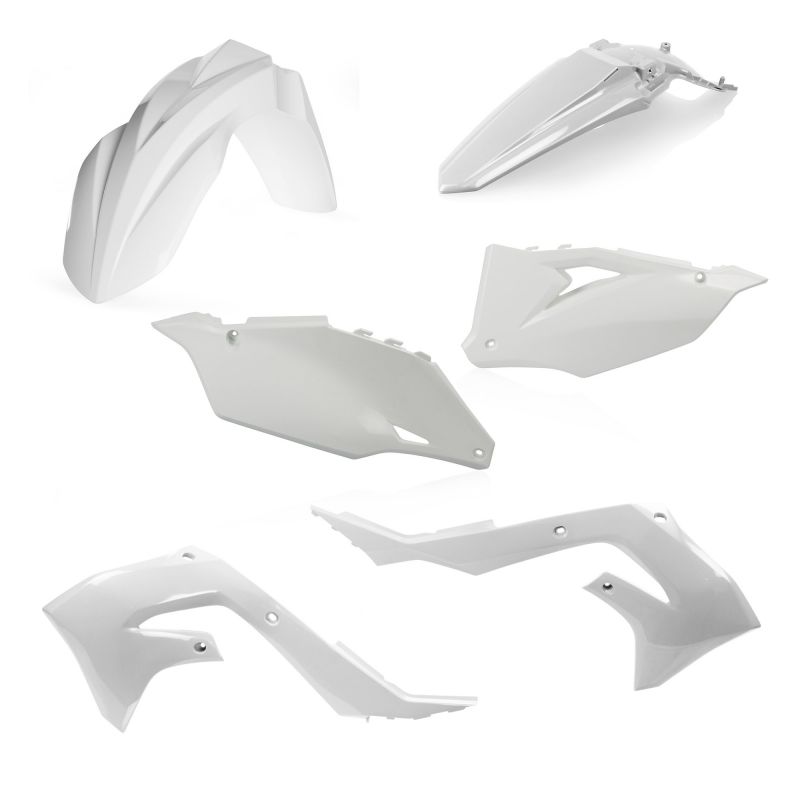 0023648.030 PLASTIC KIT 030 - Bianco KAWASAKI KX 250 4T 2021-2024 Acerbis