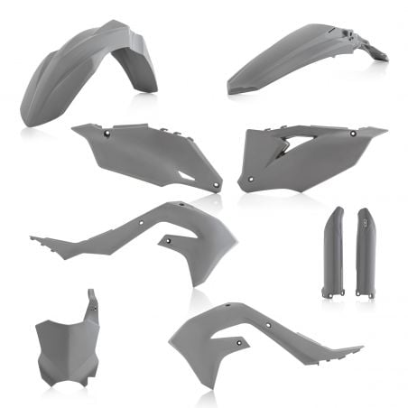0023649.070 FULL PLASTIC KIT PER KAWASAKI 070 - Grigio KAWASAKI KX 250 X 2021-2024 Acerbis