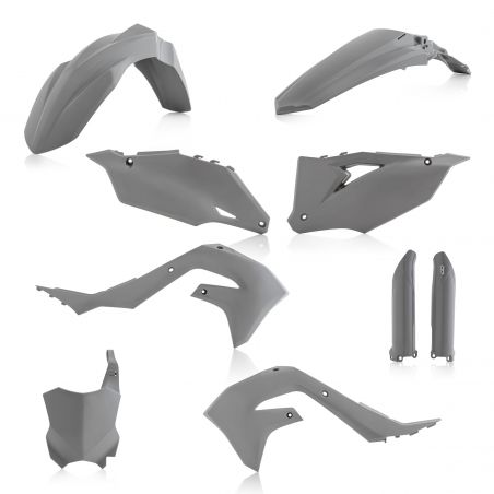 0023649.070 FULL PLASTIC KIT PER KAWASAKI 070 - Grigio KAWASAKI KX 450 X 2021-2023 Acerbis
