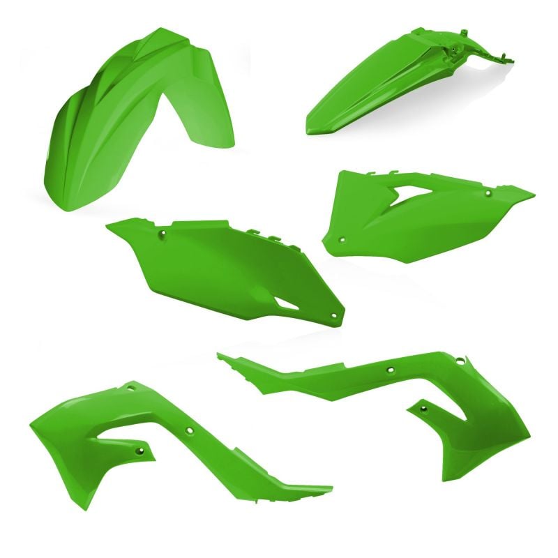 0023648.130 PLASTIC KIT 130 - Verde KAWASAKI KX 450 F 2019 Acerbis