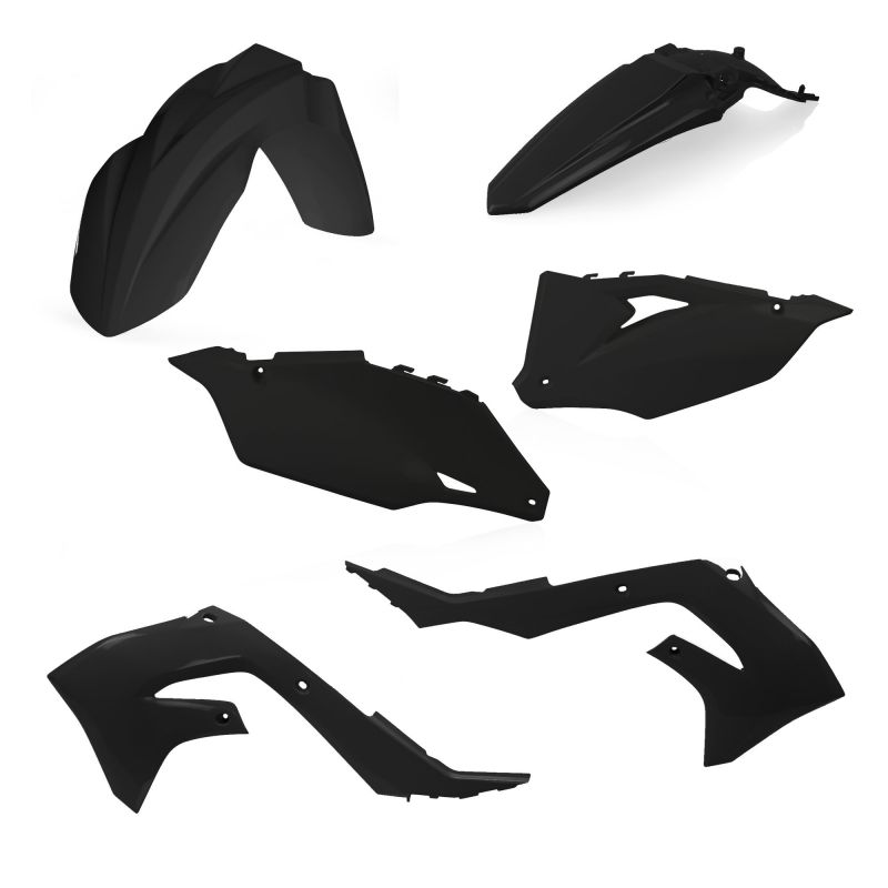 0023648.090 PLASTIC KIT 090 - Nero KAWASAKI KX 450 X 2021-2023 Acerbis