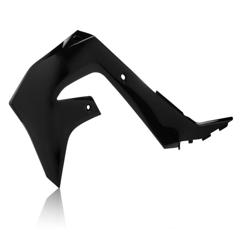 0023650.090 SPOILER LATERALI 090 - Nero KAWASAKI KX 300 X 2024 Acerbis