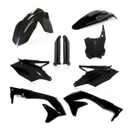 0022089.090 FULL PLASTIC KIT PER KAWASAKI 090 - Nero KAWASAKI KXF 450 - USA 2016-2017 Acerbis