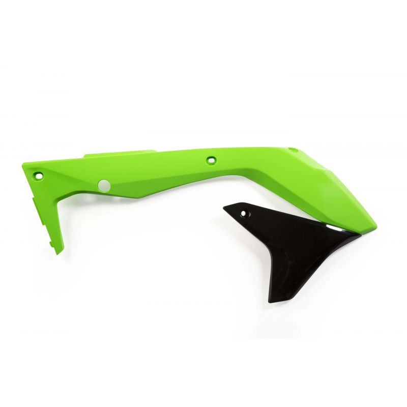 0021837.377 SPOILER RADIATORI 377 - Verde/Nero KAWASAKI KX 450 F 2016-2018 Acerbis