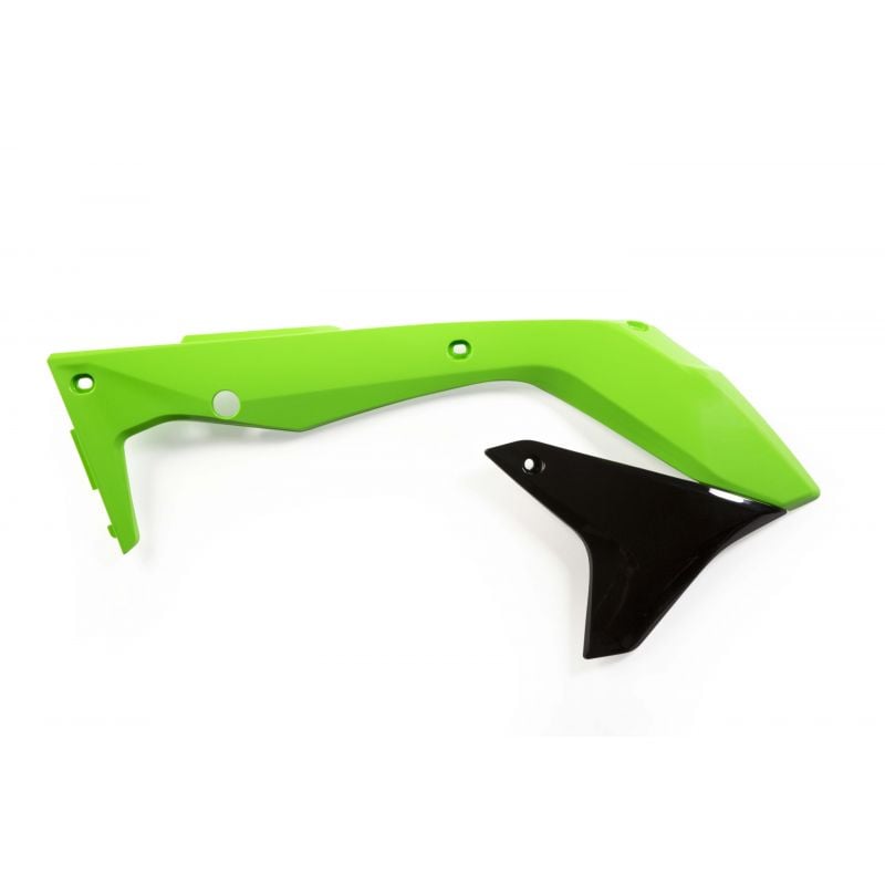 0021837.377 SPOILER RADIATORI 377 - Verde/Nero KAWASAKI KX 450 F 2016-2018 Acerbis