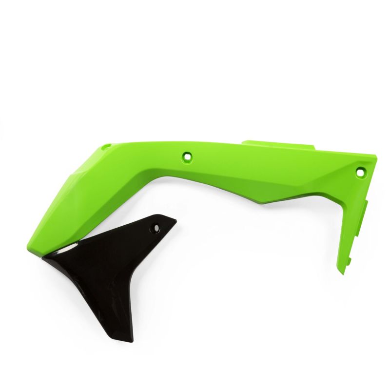 SPOILER RADIATORI 377 - Verde/Nero KAWASAKI KX 450 F 2016-2018