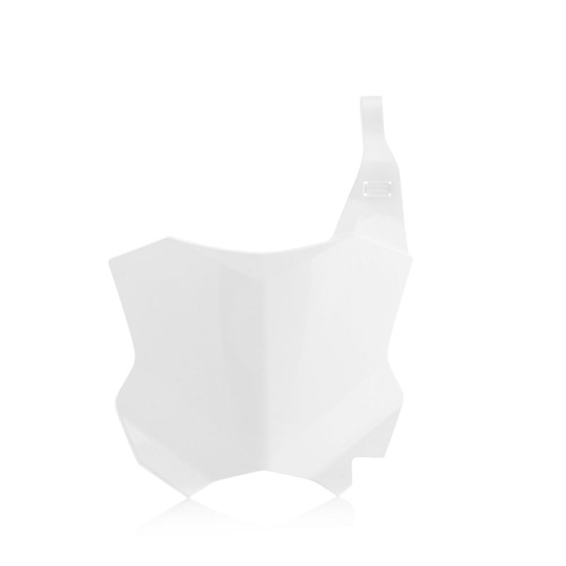 0021839.030 TABELLA PORTANUMERO ANTERIORE 030 - Bianco KAWASAKI KX 450 2020-2024 Acerbis
