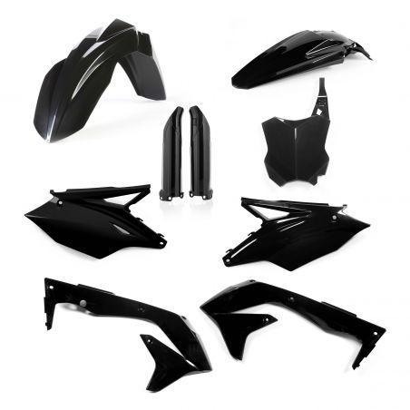 0021843.090 FULL PLASTIC KIT PER KAWASAKI 090 - Nero KAWASAKI KX 450 F 2016-2017 Acerbis