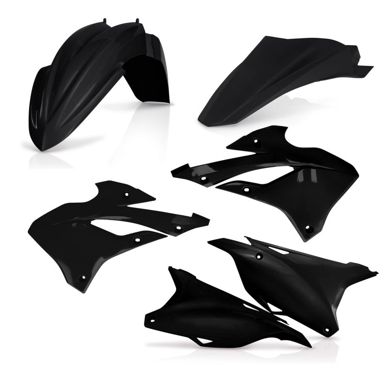 0024924.090 KIT PLASTICHE 090 - Nero KAWASAKI KX 112 2022-2024 Acerbis
