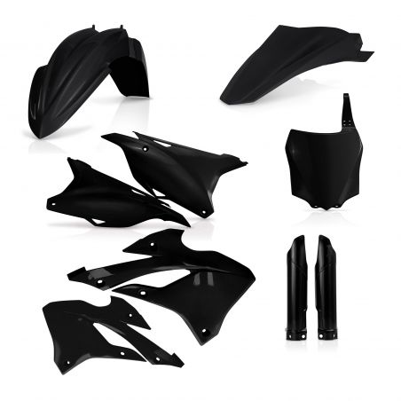 0024923.090 FULL PLASTIC KIT PER KAWASAKI 090 - Nero KAWASAKI KX 85 2022-2024 Acerbis