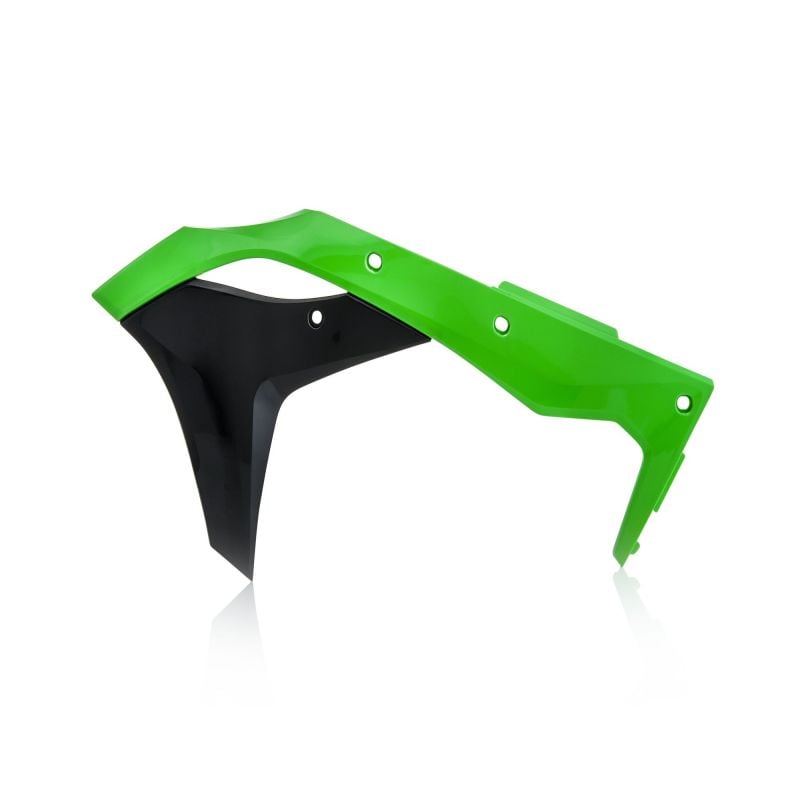 0022376.377 SPOILER RADIATORI 377 - Verde/Nero KAWASAKI KX 250 F 2017-2019 Acerbis
