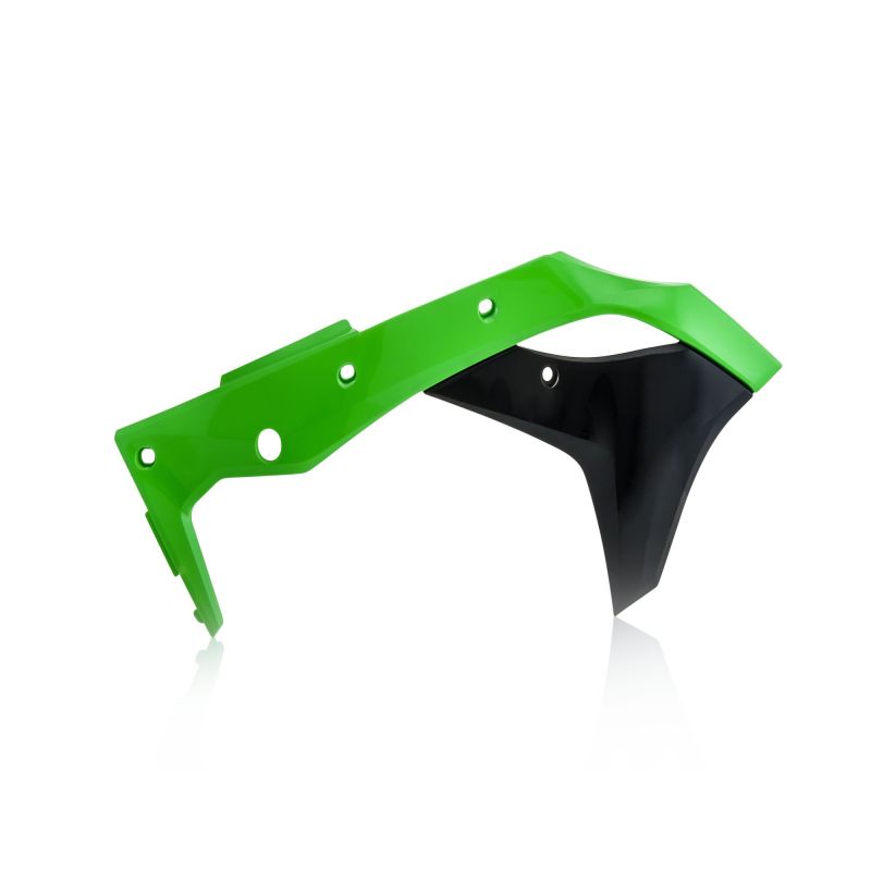 SPOILER RADIATORI 377 - Verde/Nero KAWASAKI KX 250 F 2017-2019