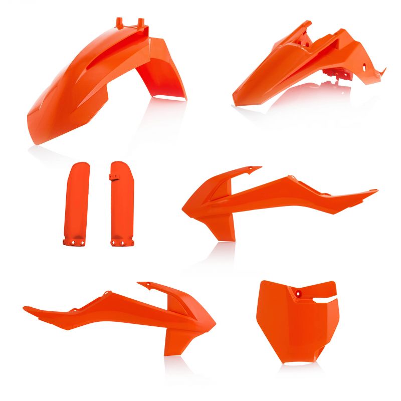 0023593.011.016 FULL PLASTIC KIT PER KTM 011.016 - Arancio 016 KTM SX 65 2019-2023 Acerbis