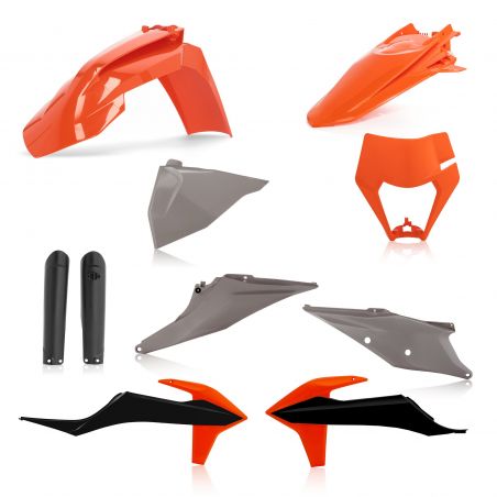 0024054.553.021 FULL PLASTIC KIT PER KTM 553.021 - Replica 21 KTM XC-W 300 TPI 2020-2023 Acerbis