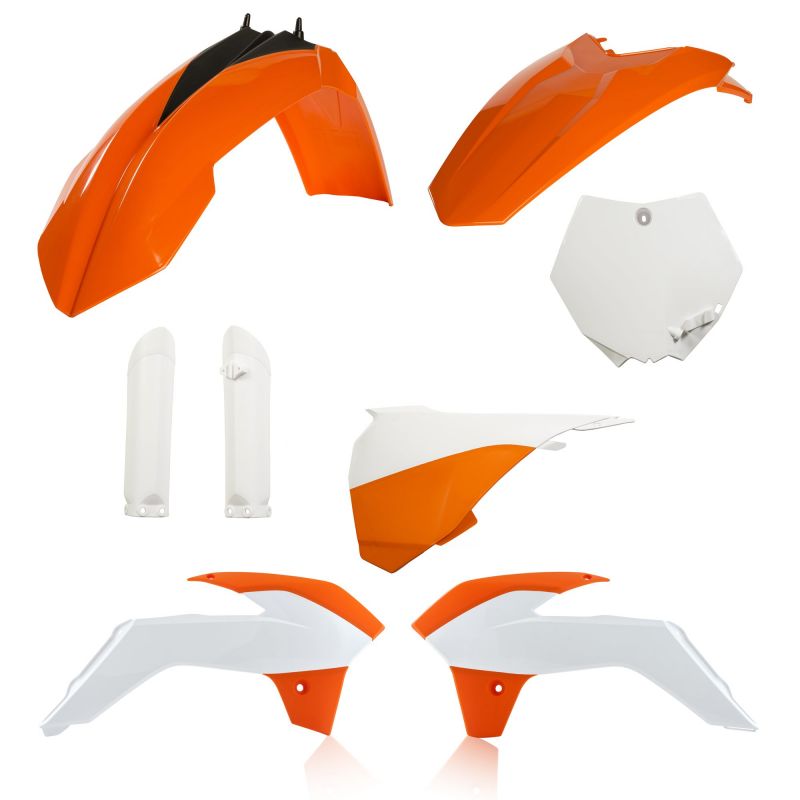 0016902.553.015 FULL PLASTIC KIT PER KTM 553.015 - Replica 015 KTM SX 85 2013-2017 Acerbis