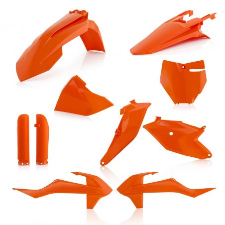 0022933.011.016 FULL PLASTIC KIT PER KTM 011.016 - Arancio 016 KTM SX 85 2018-2024 Acerbis