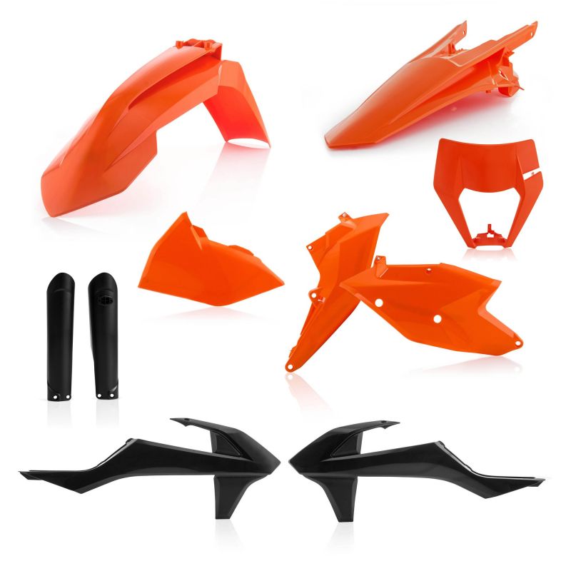 0022371.553.019 FULL PLASTIC KIT PER KTM 553.019 - Replica 19 KTM EXC 300 2017 Acerbis