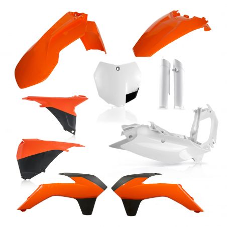 0016874.553.016 FULL PLASTIC KIT PER KTM 553.016 - Replica 016 KTM SX 150 2013-2014 Acerbis