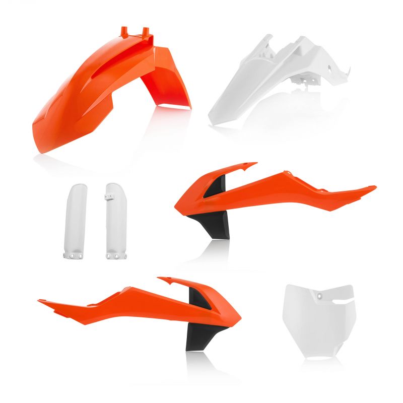 0021817.553.016 FULL PLASTIC KIT PER KTM 553.016 - Replica 016 KTM SX 65 2016-2018 Acerbis