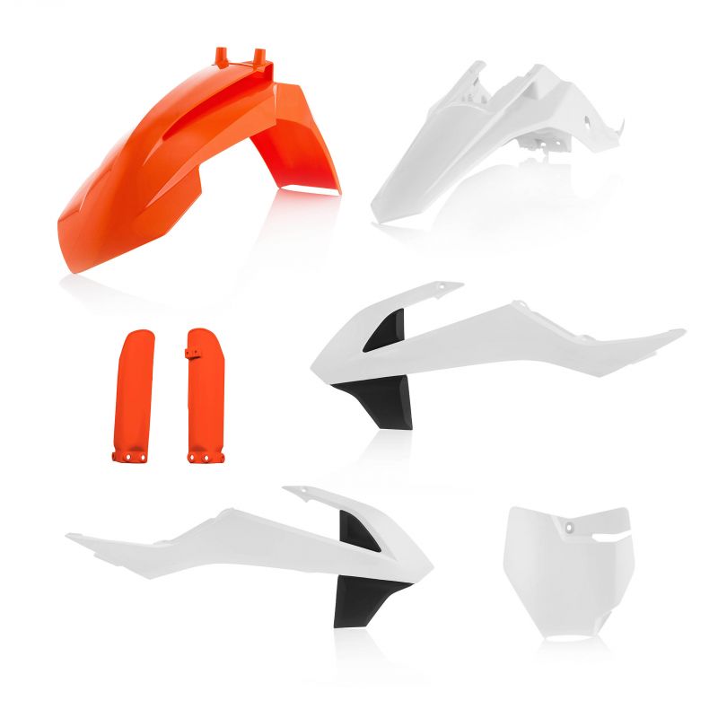 0021817.553.017 FULL PLASTIC KIT PER KTM 553.017 - Replica 017 KTM SX 65 2016-2018 Acerbis
