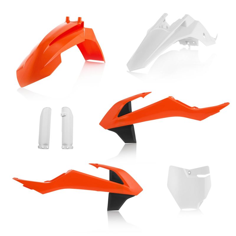 0021817.553.018 FULL PLASTIC KIT PER KTM 553.018 - Replica 018 KTM SX 65 2016-2018 Acerbis