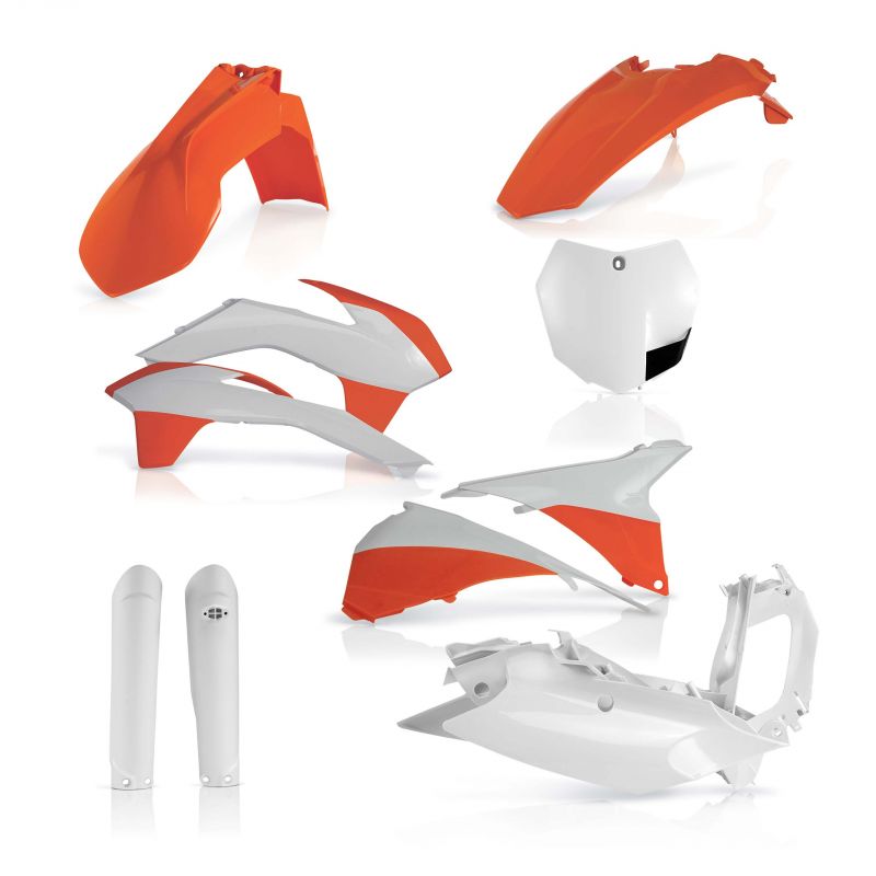 0017843.553.015 FULL PLASTIC KIT PER KTM 553.015 - Replica 015 KTM SX 250 2015-2016 Acerbis