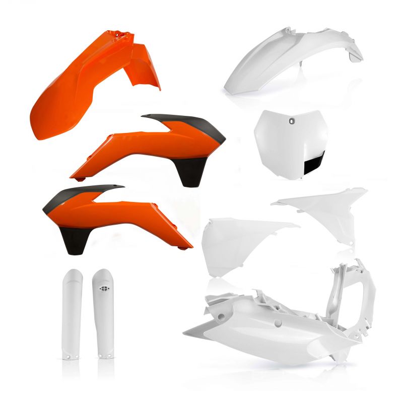 0017843.553.016 FULL PLASTIC KIT PER KTM 553.016 - Replica 016 KTM SX 250 2015-2016 Acerbis