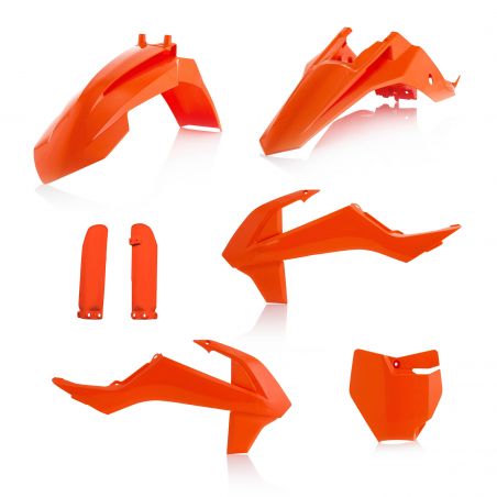 0021817.011.016 FULL PLASTIC KIT PER KTM 011.016 - Arancio 016 KTM SX 65 2016-2018 Acerbis