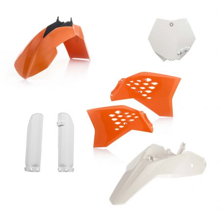 0016554.553 FULL PLASTIC KIT PER KTM 553 - Originale KTM SX 65 2012-2015 Acerbis