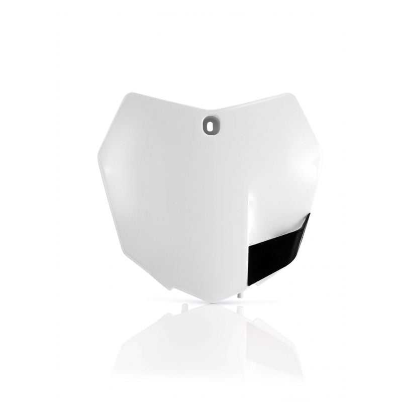 0016870.030 TABELLA PORTANUMERO ANTERIORE 030 - Bianco KTM SX 250 2013-2016 Acerbis