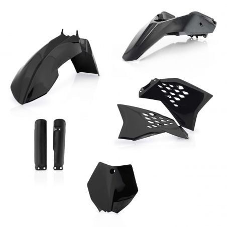 0016373.090 FULL PLASTIC KIT PER KTM 090 - Nero KTM SX 65 2009-2011 Acerbis