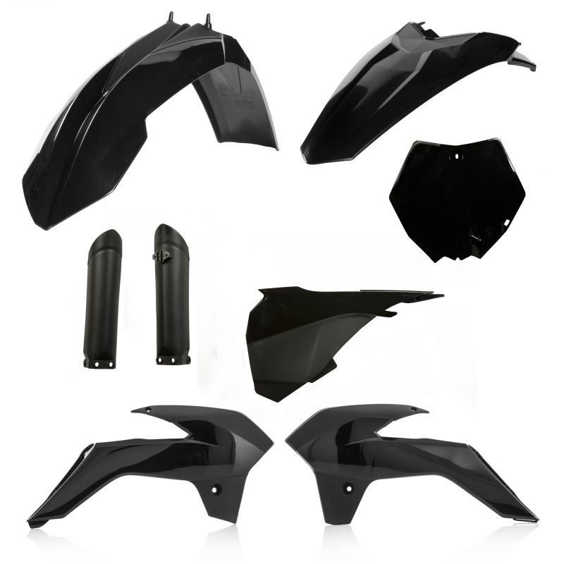 0016902.090 FULL PLASTIC KIT PER KTM 090 - Nero KTM SX 85 2013-2017 Acerbis
