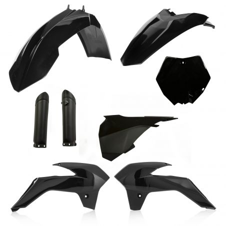 0016902.090 FULL PLASTIC KIT PER KTM 090 - Nero KTM SX 85 2013-2017 Acerbis
