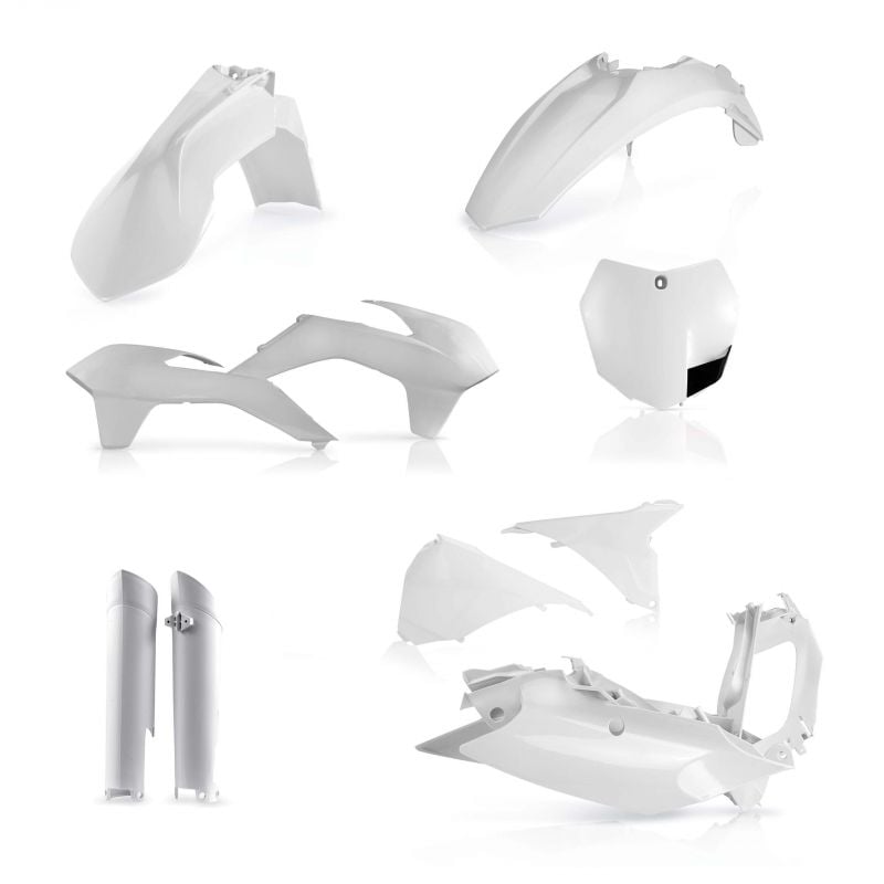 0016874.030 FULL PLASTIC KIT PER KTM 030 - Bianco KTM SX-F 450 2013-2014 Acerbis