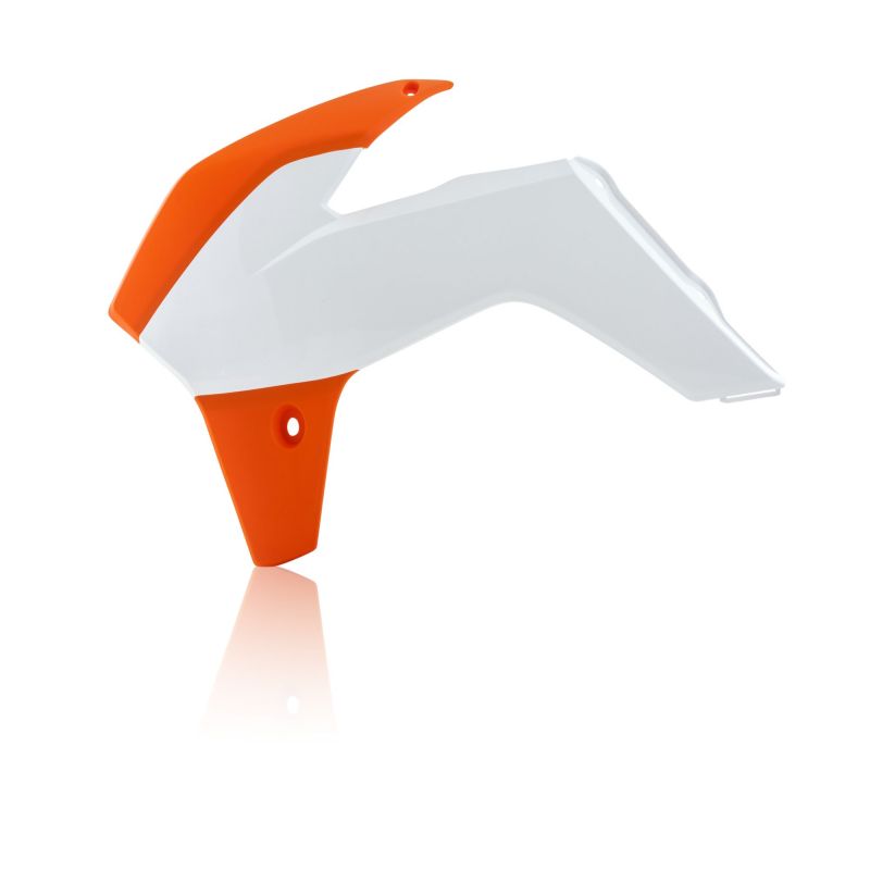 0016896.203 SPOILER RADIATORI 203 - Arancio/Bianco KTM SX 85 2013-2017 Acerbis