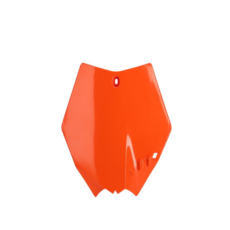 0010298.010 TABELLA PORTANUMERO ANTERIORE 010 - Arancio KTM SX-F 350 2011-2012 Acerbis