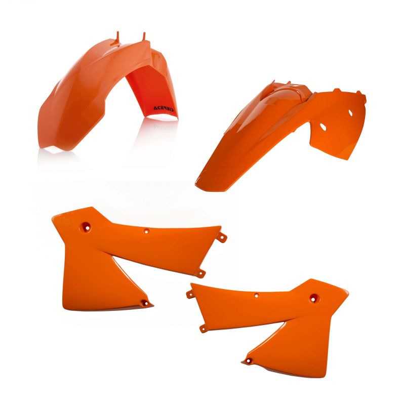 0008194.010 KIT PLASTICHE 010 - Arancio KTM EXC 200 2004 Acerbis