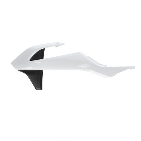 0025511.237 SPOILER RADIATORE 237 - Bianco/Nero GAS GAS MC 50 2021-2023 Acerbis