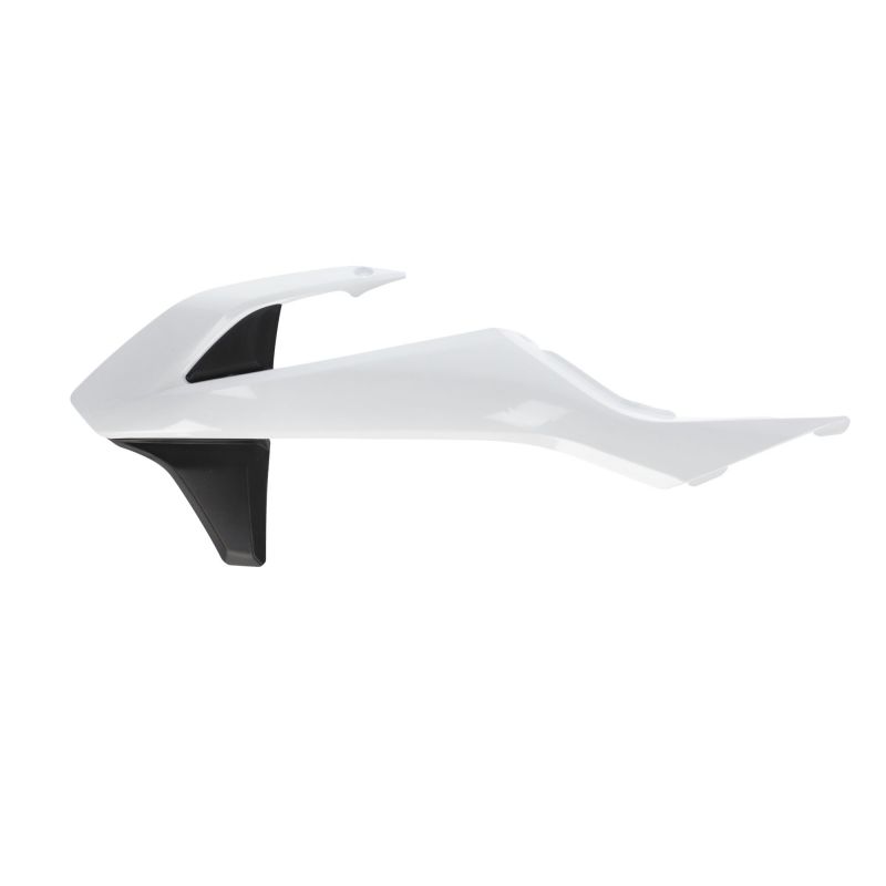 0025511.237 SPOILER RADIATORE 237 - Bianco/Nero KTM SX-E 5 2020-2024 Acerbis