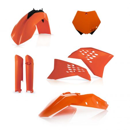 0013977.010 FULL PLASTIC KIT PER KTM 010 - Arancio KTM SX-F 450 2008-2010 Acerbis