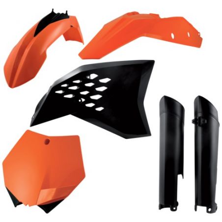 0013977.553 FULL PLASTIC KIT PER KTM 553 - Originale KTM SX-F 450 2008-2010 Acerbis
